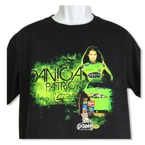 Danica Patrick Go Daddy NASCAR T Shirt Black Med